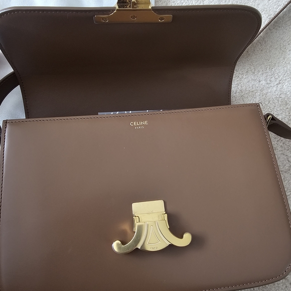 Celine Brown Crossbody Bag with Gold Hardware - Picture 9 of 10